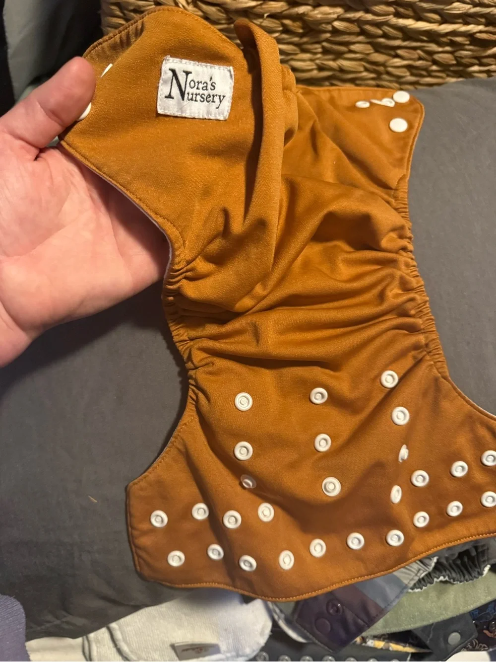 Lot of 7 cloth pocket diapers and 10 insert - great starter set!!!